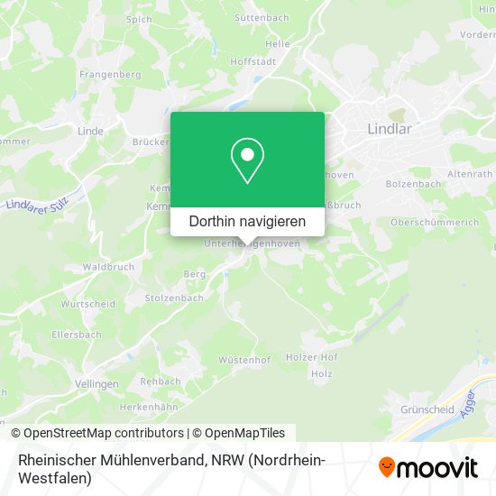 Rheinischer Mühlenverband Karte