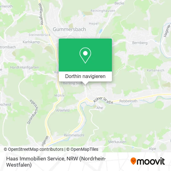 Haas Immobilien Service Karte