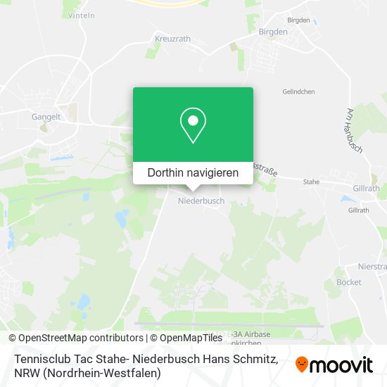 Tennisclub Tac Stahe- Niederbusch Hans Schmitz Karte