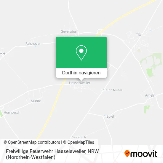 Freiwillige Feuerwehr Hasselsweiler Karte