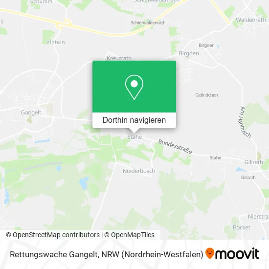 Rettungswache Gangelt Karte