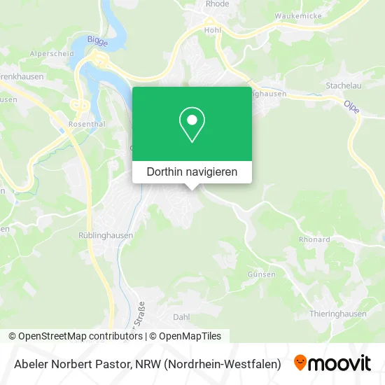 Abeler Norbert Pastor Karte