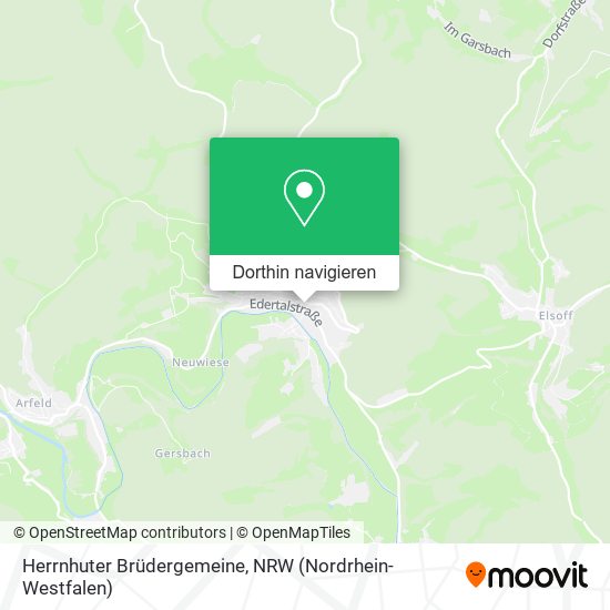 Herrnhuter Brüdergemeine Karte