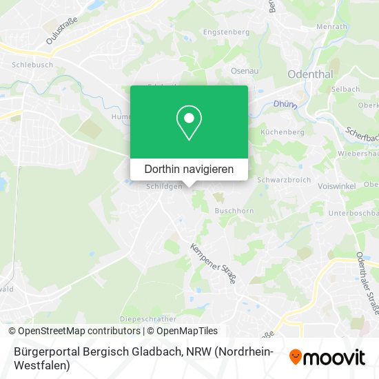 Bürgerportal Bergisch Gladbach Karte