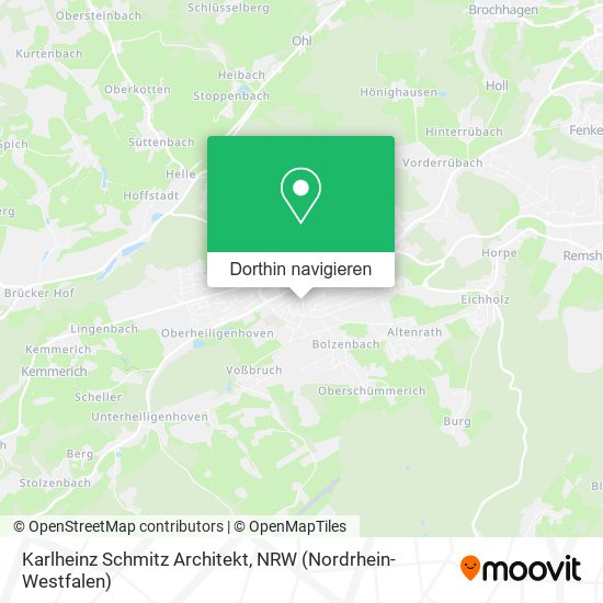 Karlheinz Schmitz Architekt Karte