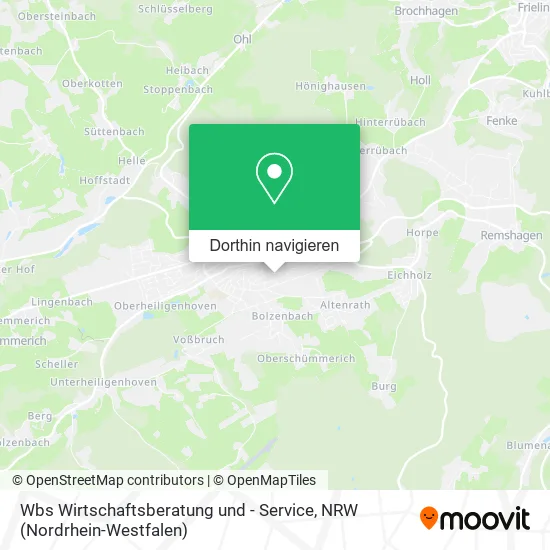 Wbs Wirtschaftsberatung und - Service Karte