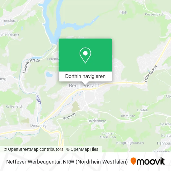 Netfever Werbeagentur Karte