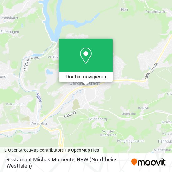 Restaurant Michas Momente Karte