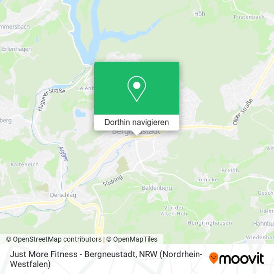 Just More Fitness - Bergneustadt Karte