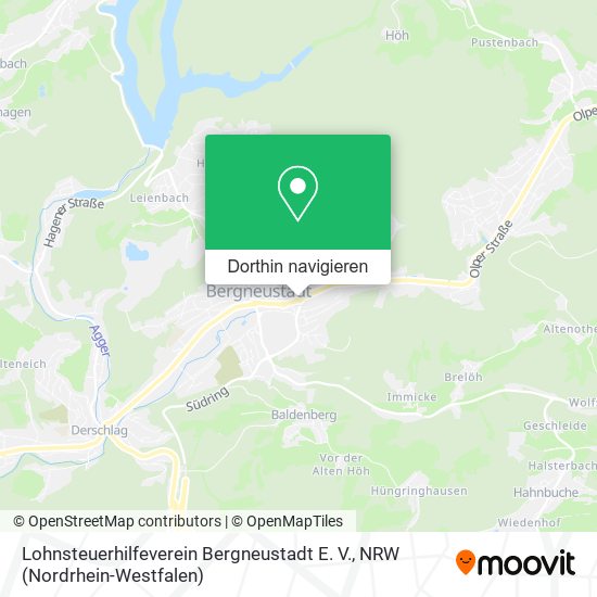 Lohnsteuerhilfeverein Bergneustadt E. V. Karte