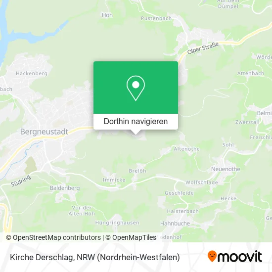 Kirche Derschlag Karte