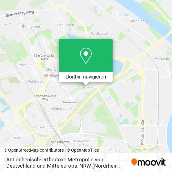 Antiochenisch-Orthodoxe Metropolie von Deutschland und Mitteleuropa Karte