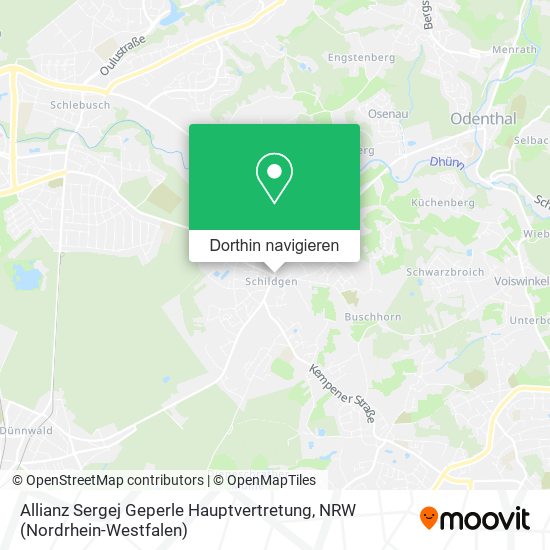 Allianz Sergej Geperle Hauptvertretung Karte