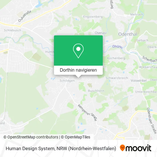 Human Design System Karte