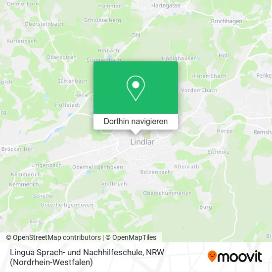 Lingua Sprach- und Nachhilfeschule Karte