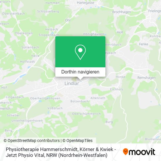 Physiotherapie Hammerschmidt, Körner & Kwiek - Jetzt Physio Vital Karte