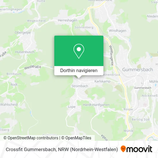 Crossfit Gummersbach Karte