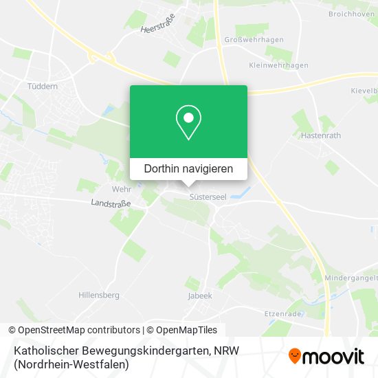 Katholischer Bewegungskindergarten Karte