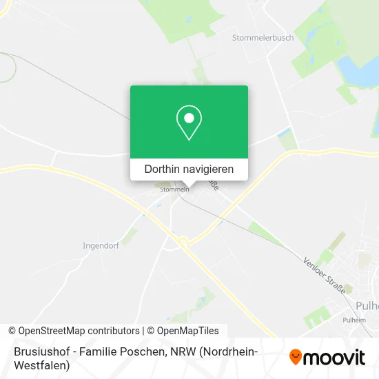 Brusiushof - Familie Poschen Karte