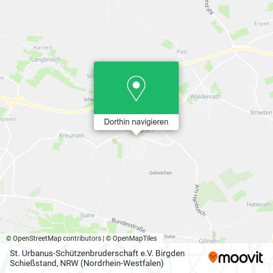 St. Urbanus-Schützenbruderschaft e.V. Birgden Schießstand Karte