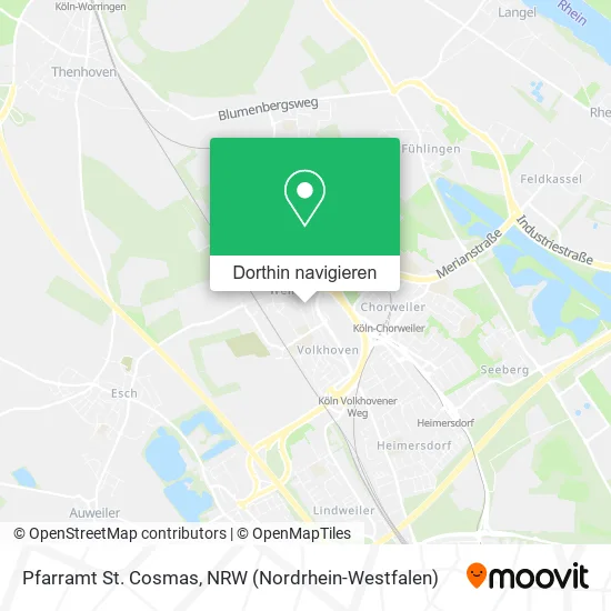 Pfarramt St. Cosmas Karte
