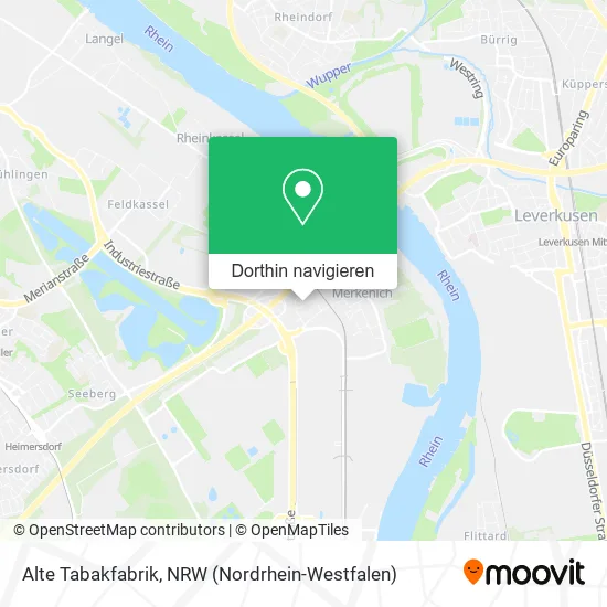 Alte Tabakfabrik Karte