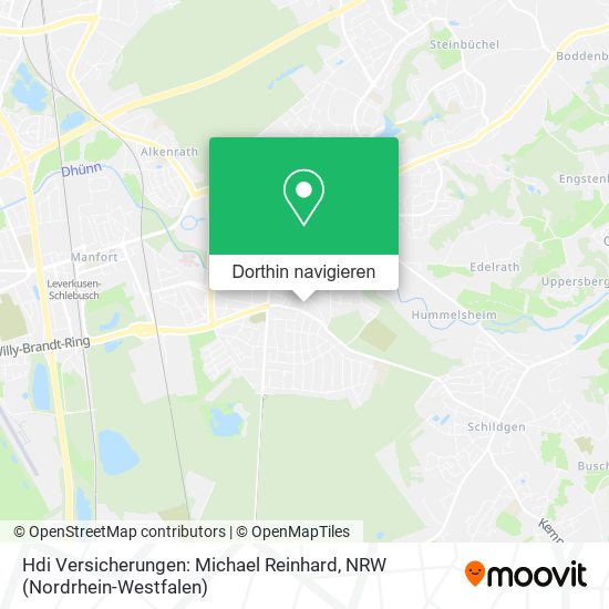Hdi Versicherungen: Michael Reinhard Karte