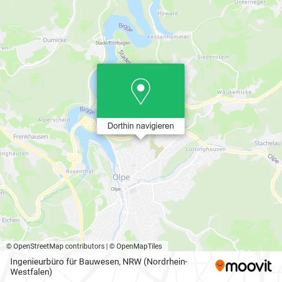 Ingenieurbüro für Bauwesen Karte