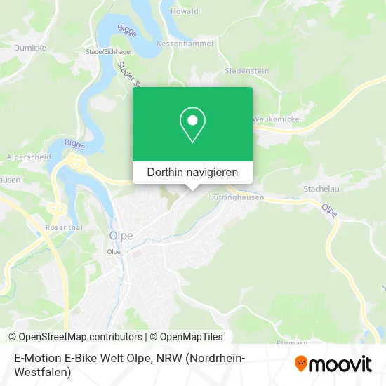 E-Motion E-Bike Welt Olpe Karte