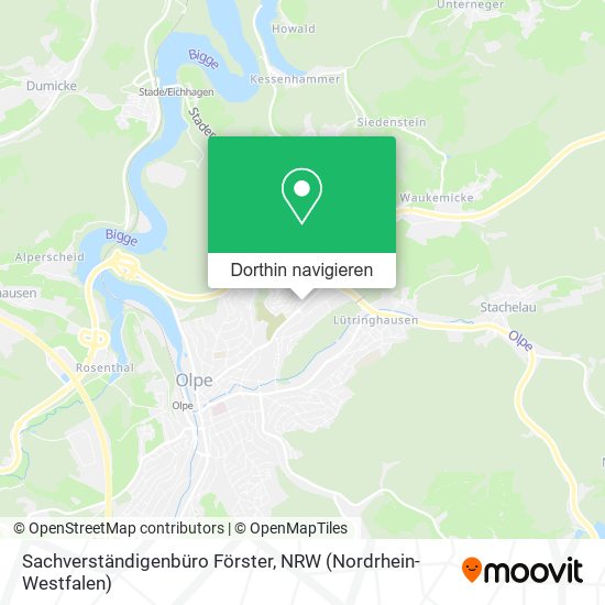 Sachverständigenbüro Förster Karte
