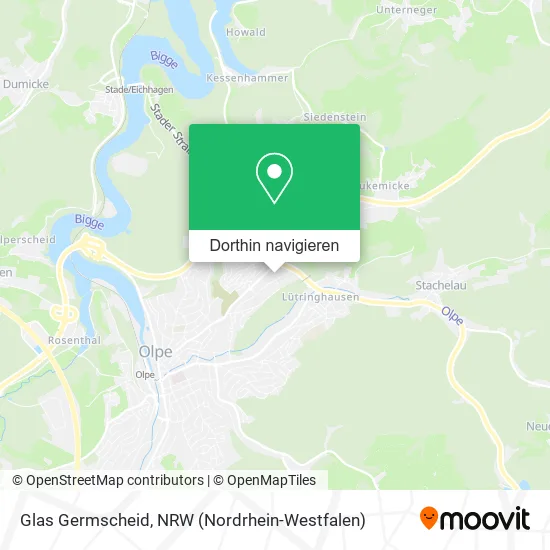 Glas Germscheid Karte