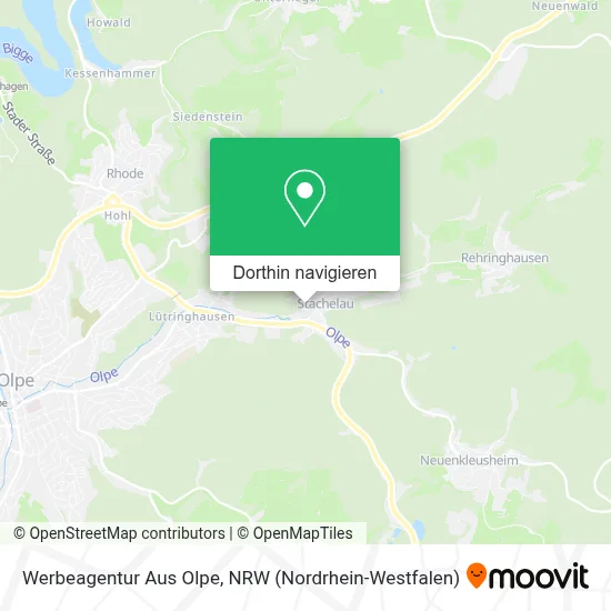 Werbeagentur Aus Olpe Karte