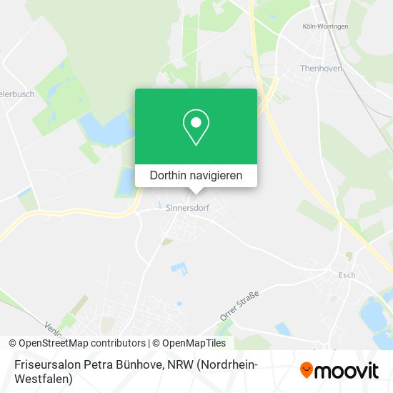 Friseursalon Petra Bünhove Karte