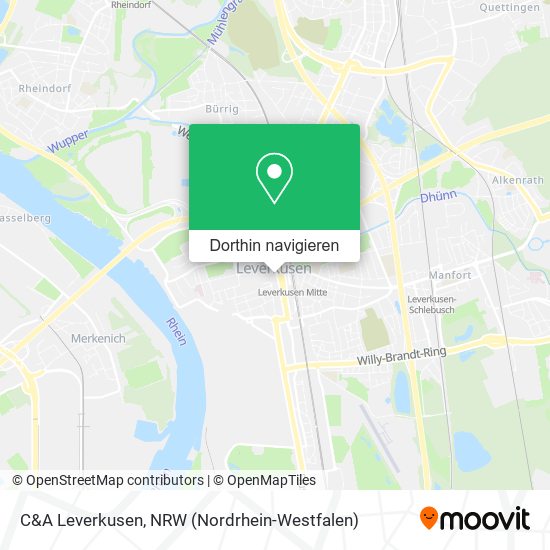 C&A Leverkusen Karte