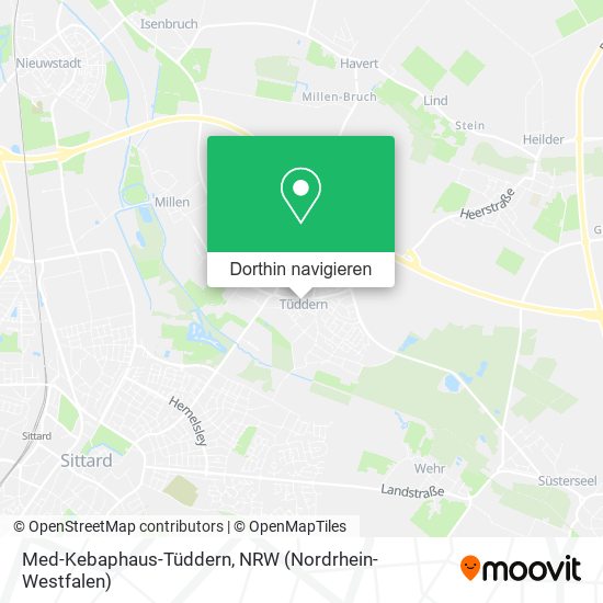 Med-Kebaphaus-Tüddern Karte