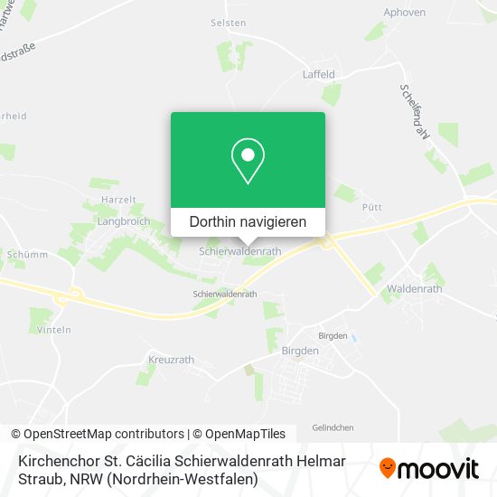 Kirchenchor St. Cäcilia Schierwaldenrath Helmar Straub Karte