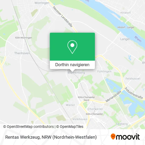 Rentas Werkzeug Karte