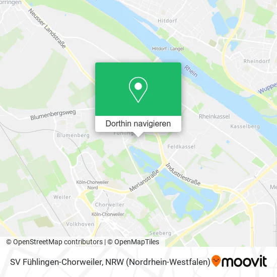 SV Fühlingen-Chorweiler Karte