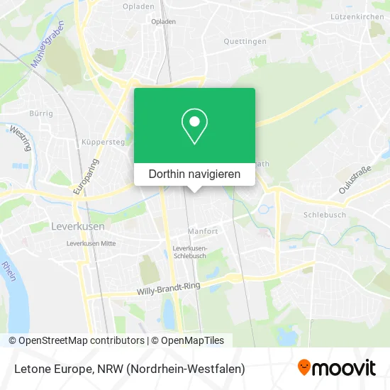 Letone Europe Karte