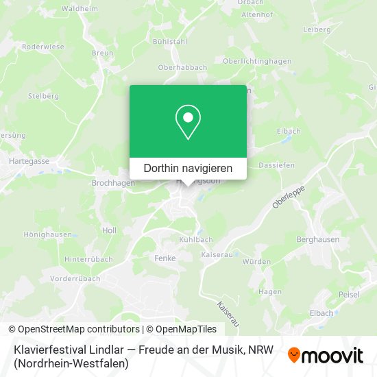Klavierfestival Lindlar — Freude an der Musik Karte