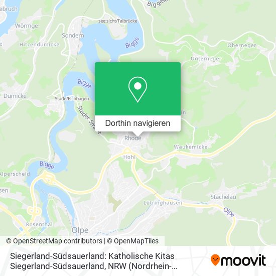 Siegerland-Südsauerland: Katholische Kitas Siegerland-Südsauerland Karte