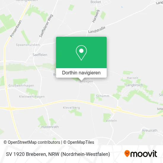 SV 1920 Breberen Karte