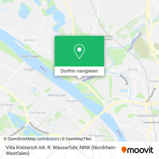 Villa Knöterich Inh. R. Wasserfuhr Karte
