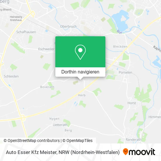 Auto Esser Kfz Meister Karte