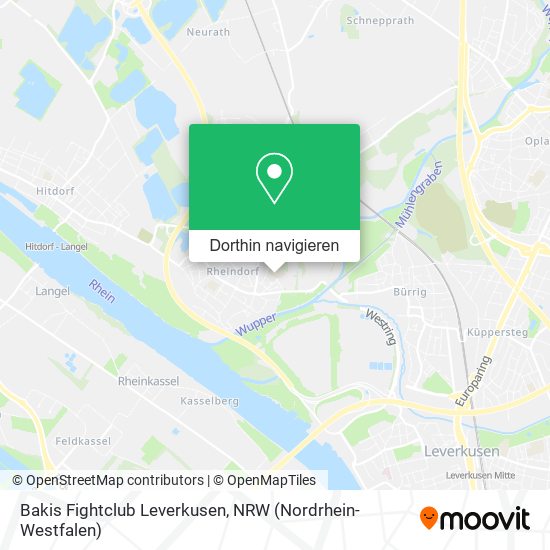 Bakis Fightclub Leverkusen Karte