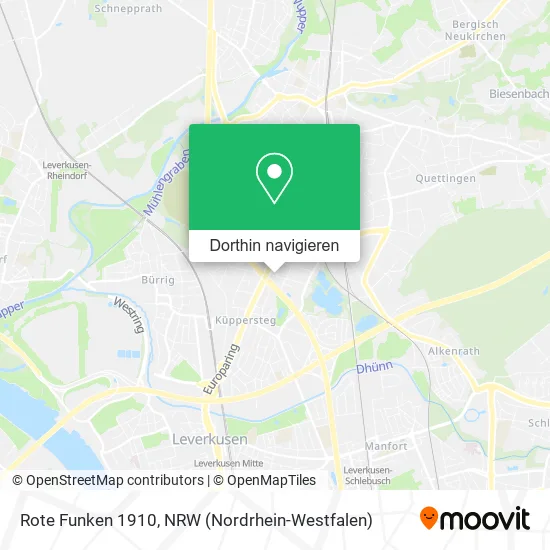 Rote Funken 1910 Karte