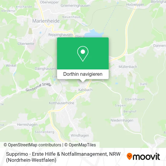 Supprimo - Erste Hilfe & Notfallmanagement Karte