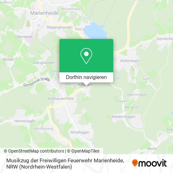 Musikzug der Freiwilligen Feuerwehr Marienheide Karte