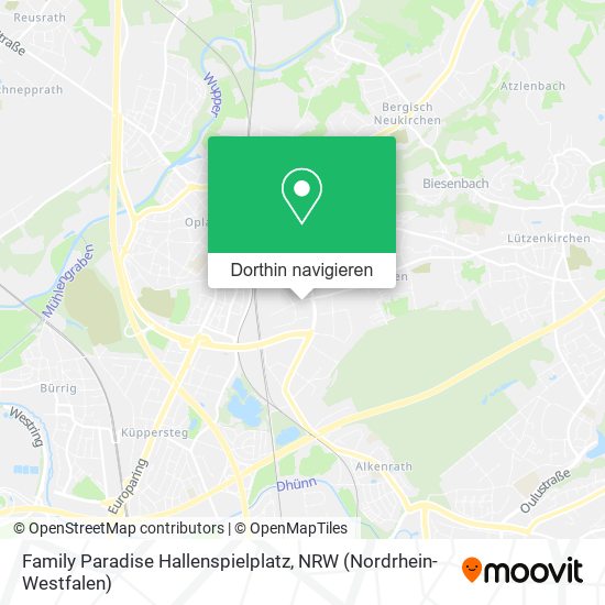 Family Paradise Hallenspielplatz Karte