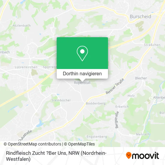 Rindfleisch Zucht ?Ber Uns Karte